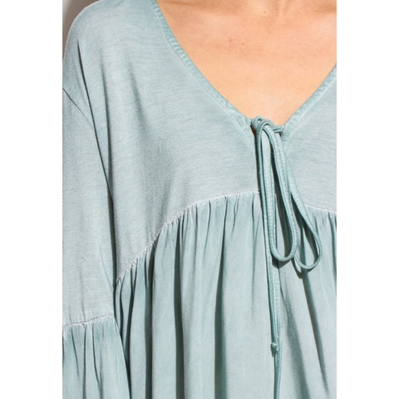 Last Large Sage Boho Top - Picture 5 of 5